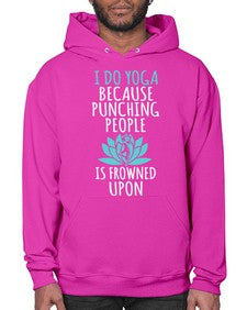 i do yoga  275# - yoga- Hoodie