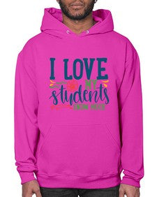 i love my students snow much Style 202# - teacher- Hoodie