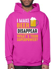 i make beer diaspper whats your super power 236# - beer- Hoodie