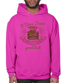 it does seem like the chocolate brings good luck 280# - chocolate- Hoodie