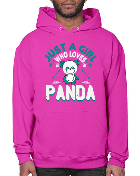 just a girl who loves panda 161# - bears - animals- Hoodie
