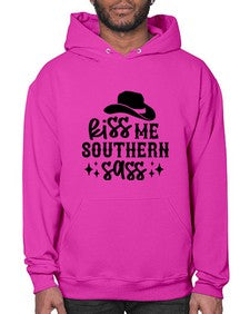 kiss me southern sass 711# - western- Hoodie