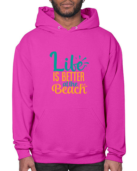 life is better at the beach Style 91# - summer- Hoodie
