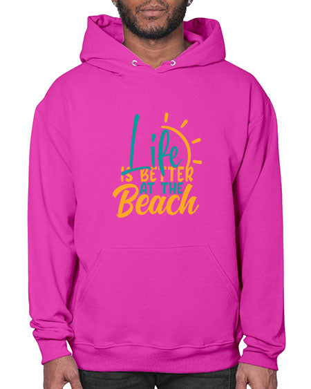 life is better at the beach Style 92# - summer- Hoodie