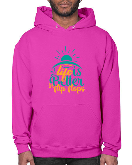 life is better in flip flops Style 89# - summer- Hoodie