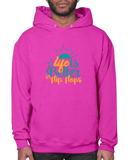 life is better in flip flops Style 90# - summer- Hoodie