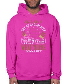 life is like a box of chocolates you never know what youre gonna get 315# - chocolate- Hoodie