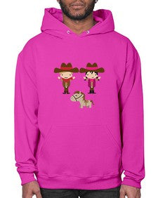 little cowboys 736# - western- Hoodie