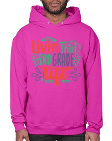 livin that third garde life 507# - third grade- Hoodie