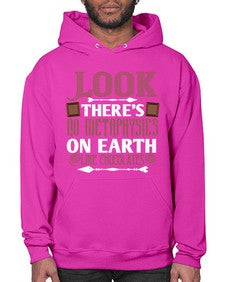 look theres no metaphysics on earth like chocolates 513# - chocolate- Hoodie