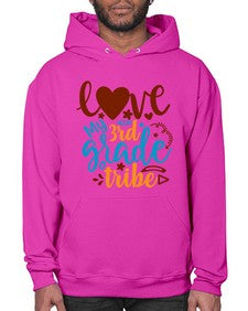 love my third grade tribe 524# - third grade- Hoodie