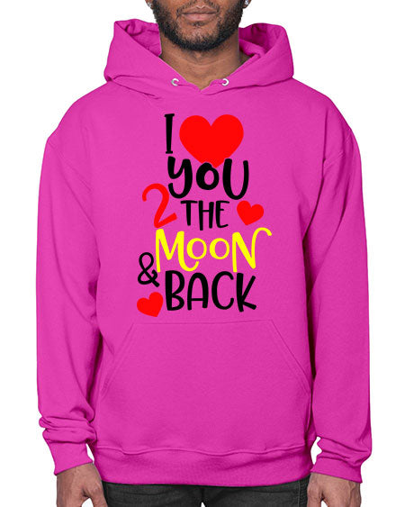 lovemoonback 3# - moon- Hoodie