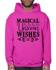 magical unicorn wishes 278# - unicorn- Hoodie