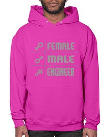 male female engineer 1084# - engineer- Hoodie