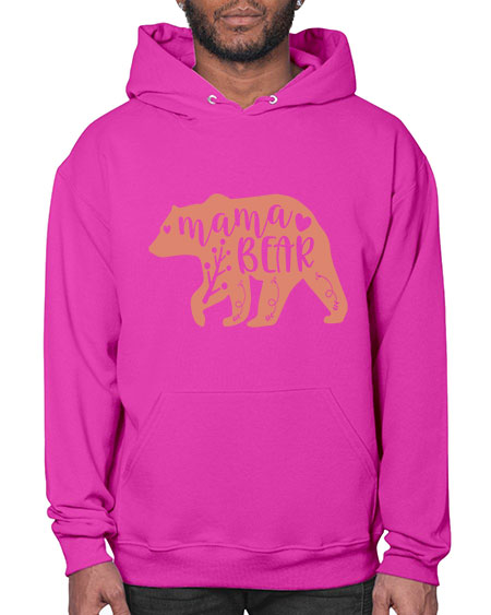mama bear 179# - bears - animals- Hoodie