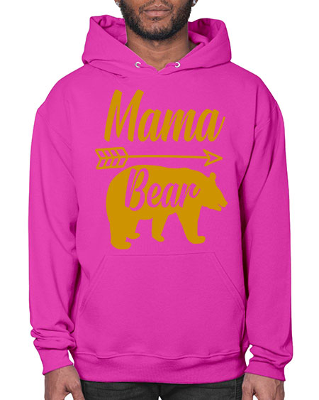 mama bear 185# - bears - animals- Hoodie