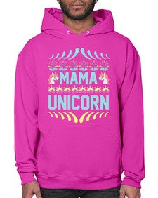 mama unicorn 293# - unicorn- Hoodie