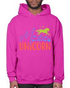 mama unicorn 297# - unicorn- Hoodie