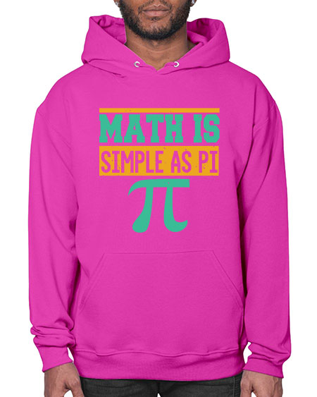 math is simple as pi 35# - pi- Hoodie