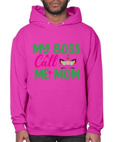 my boss call me mom 311# - unicorn- Hoodie