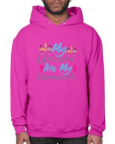 my unicorn ate my homework 318# - unicorn- Hoodie