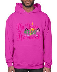 my unicorn ate my homework 319# - unicorn- Hoodie