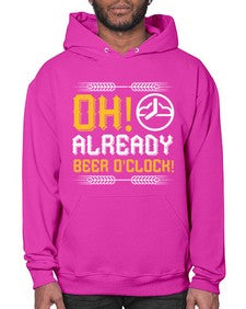 oh already beer oclock 1454# - beer- Hoodie
