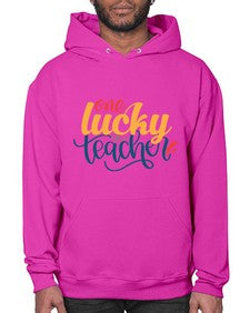 one lucky teacher Style 326# - teacher- Hoodie