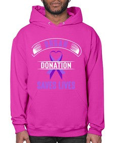 organ donation saves lives 202# - alzheimers- Hoodie