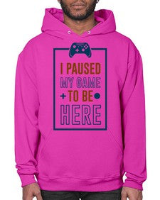 paused my game to hire 144# - video games- Hoodie