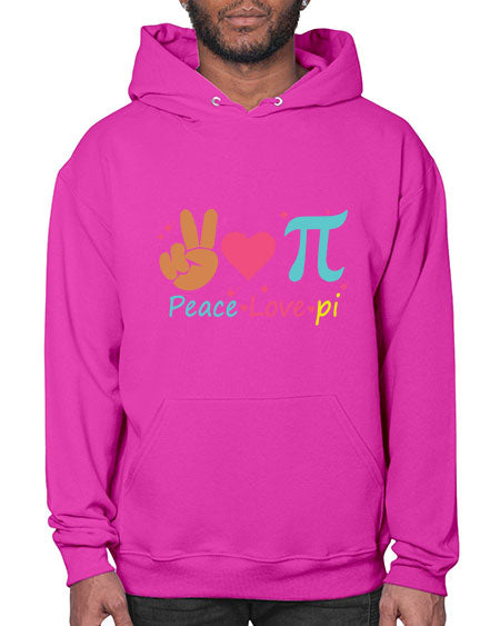 peace love pi 30# - pi- Hoodie