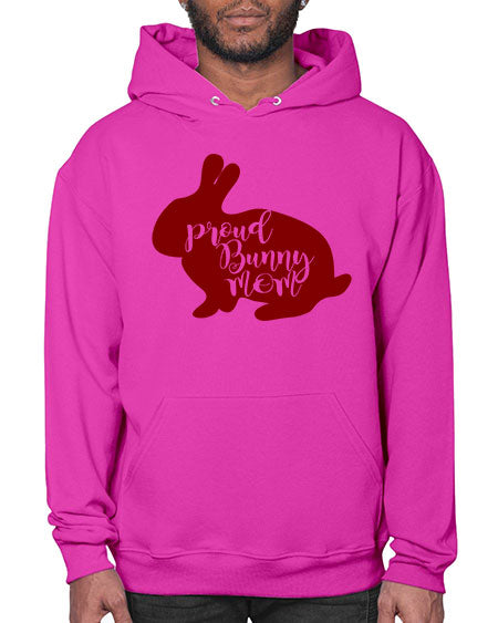 proud bunny mom - rabbit- Hoodie