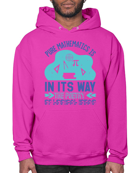 pure mathematics in its way 44# - pi- Hoodie