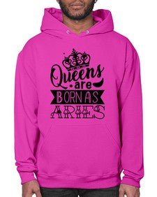 queens are born as Aries 389# - aries- Hoodie