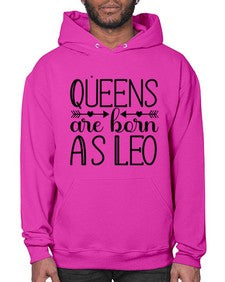 queens are born as Leo 394# - leo- Hoodie