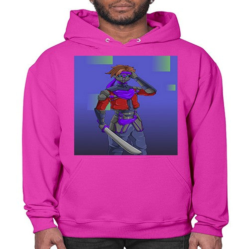 robber bring knife156# - anime- Hoodie