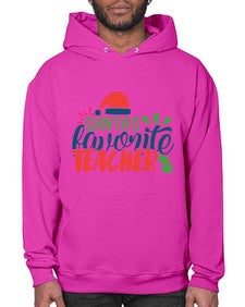 santas favorite teacher Style 350# - teacher- Hoodie