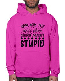 sarcasm the bodys natural defense against 84# - sarcastic- Hoodie