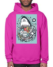 shark school 871# - general school- Hoodie