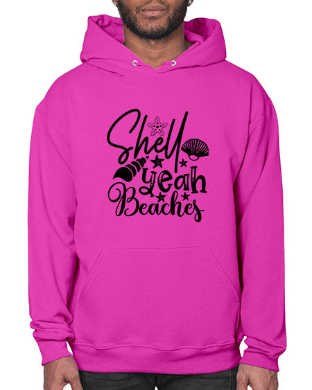 shell yeah beaches Style 75# - summer- Hoodie