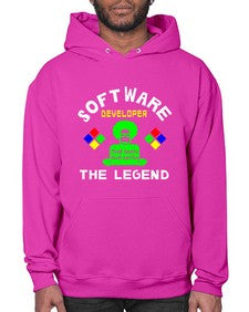 software developer the legend 16# - computer- Hoodie
