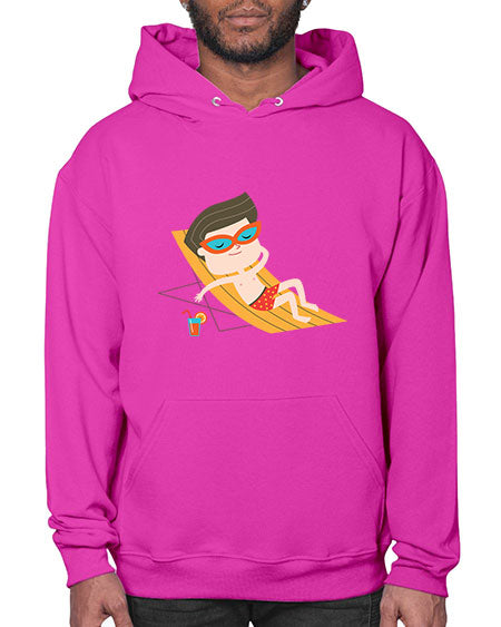 summer characters 62# - summer- Hoodie