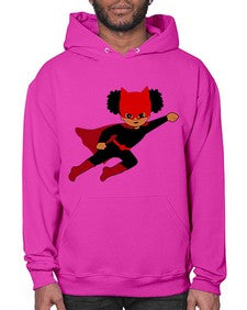 super kids girl 7# - black girls or women- Hoodie