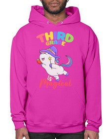 third Grade is Magical Unicorn 962# - third grade- Hoodie