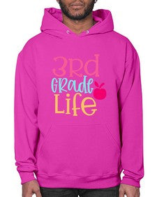 third grade life design 966# - third grade- Hoodie