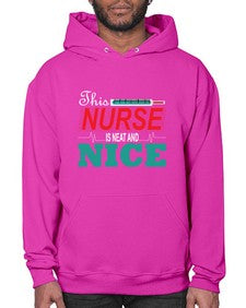 this Nurse is neat and nice 1555# - nurse- Hoodie