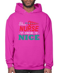 this nurse is neat and nice 1554# - nurse- Hoodie