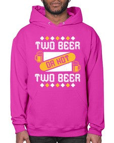 two beer or not two beer 1677# - beer- Hoodie