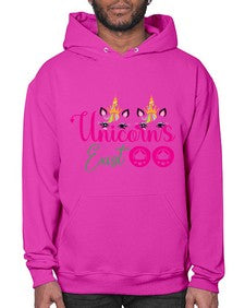 unicorns exist 534# - unicorn- Hoodie