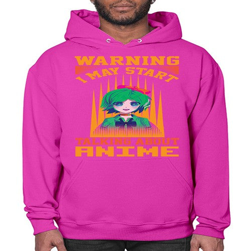warning i may start talking about anime286# - anime- Hoodie